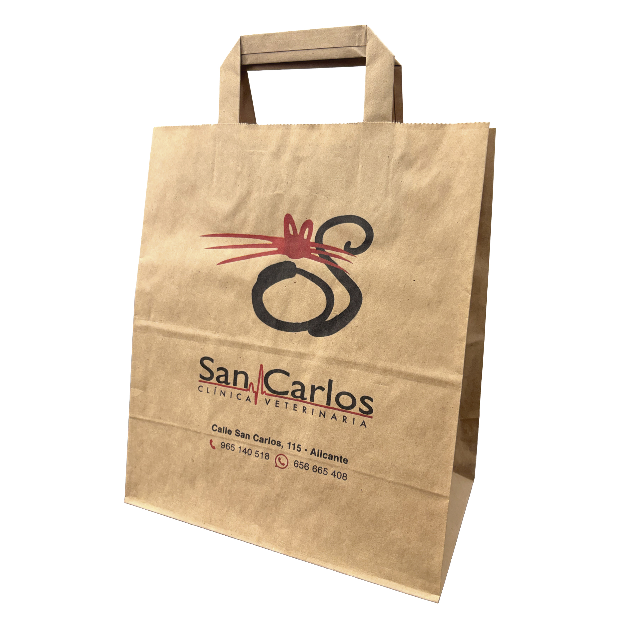 Bolsa de Papel Kraft Personalizada Mediana para Farmacias y Comercios | Separc - Imagen 5
